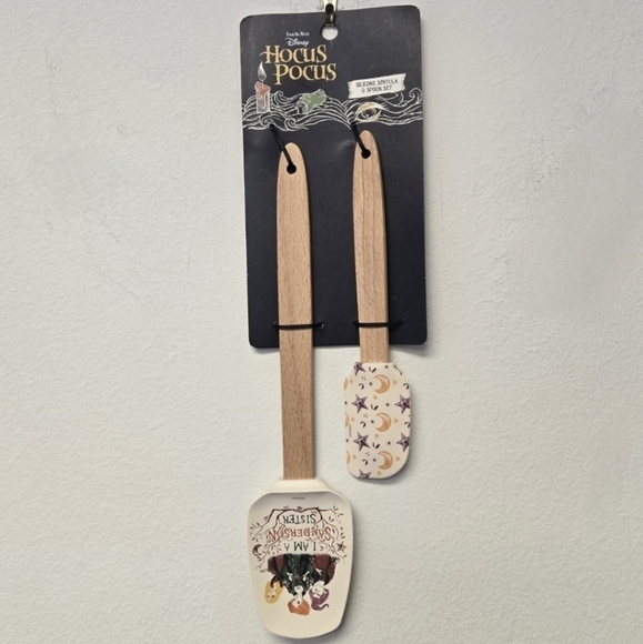 Disney Hocus Pocus Sanderson sisters Silicone Spatula & Spoon Set - Picture 1 of 6
